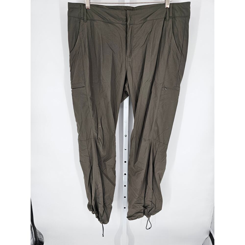 REI Women's Brown Nylon Blend Chino Cargo Joggers Pants Size 16